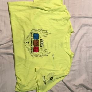 Neon Nike dri-fit shirt